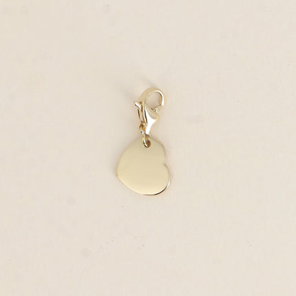 Charm - coeur plat