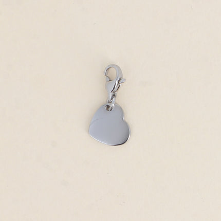 Charm - coeur plat