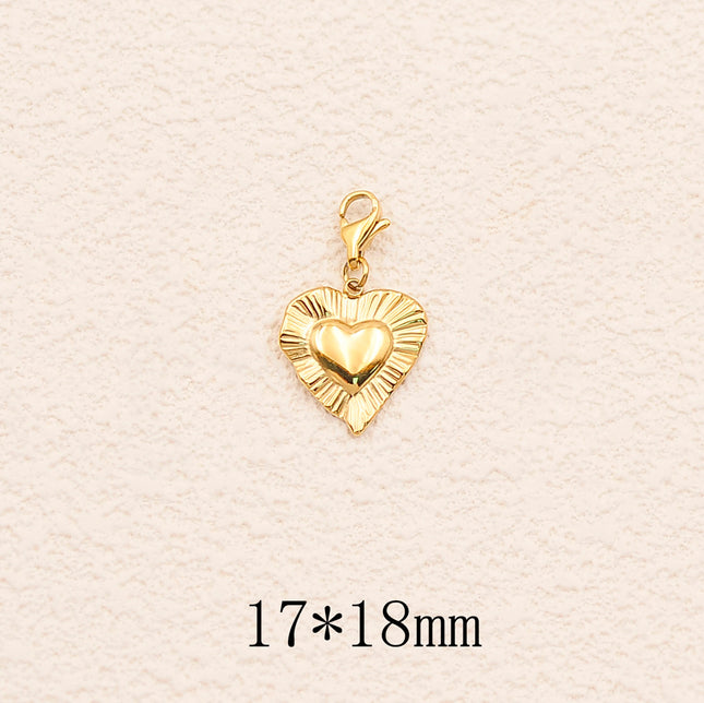 Charm - coeur texturé