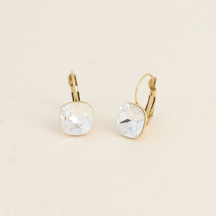 Boucles Béa - cristaux Swarovski® 4470 10mm