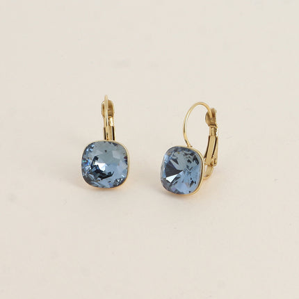 Boucles Béa - cristaux Swarovski® 4470 10mm