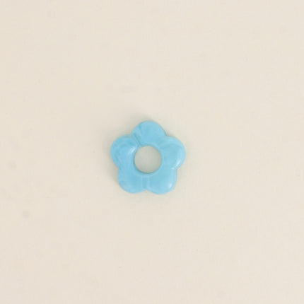 Perle de fleur en résine 20mm, 10 pièces