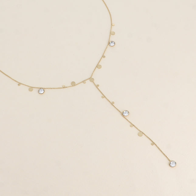 Collier Khalissie Y - orné de cristaux de Swarovski®