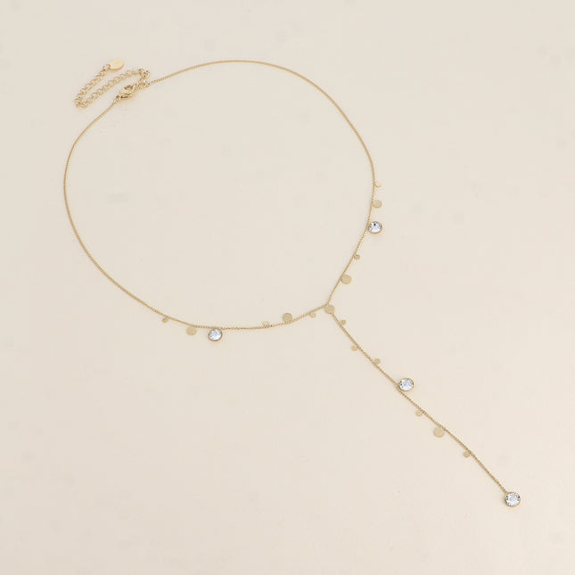 Collier Khalissie Y - orné de cristaux de Swarovski®