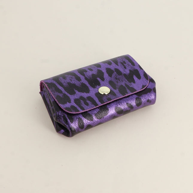 Pochette Bruxelles – imprimé léopard, 2 boutons aimantés