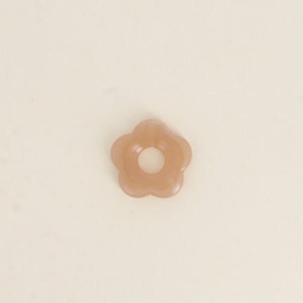 Perle de fleur en résine 27mm, 10 pièces, avec trou de perçage
