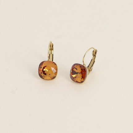 Boucles Béa - cristaux Swarovski® 4470 10mm