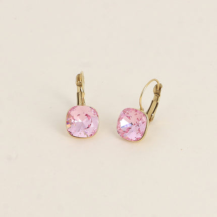 Boucles Béa - cristaux Swarovski® 4470 10mm