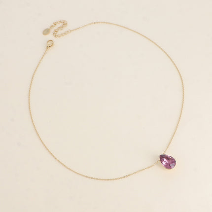Collier Bertille - goutte et cristaux Swarovski®
