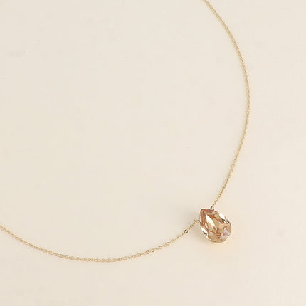 Collier Bertille - goutte et cristaux Swarovski®