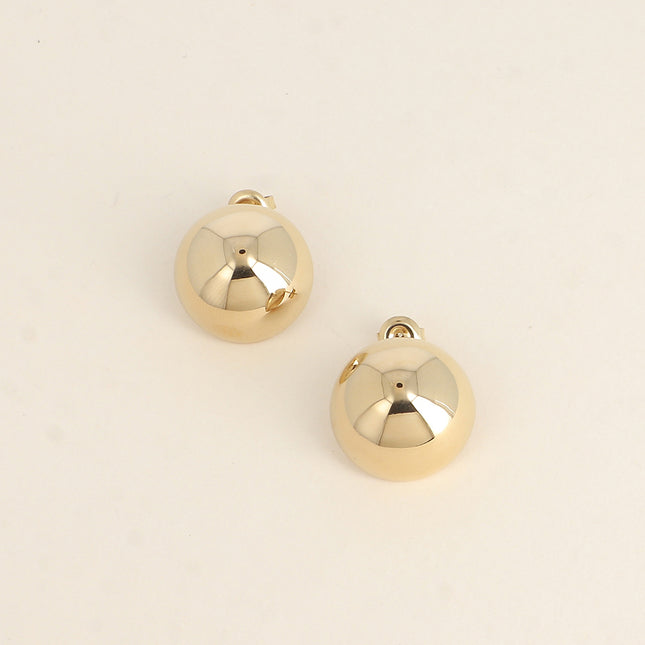 Boucles puces - demi boule creuse 20mm