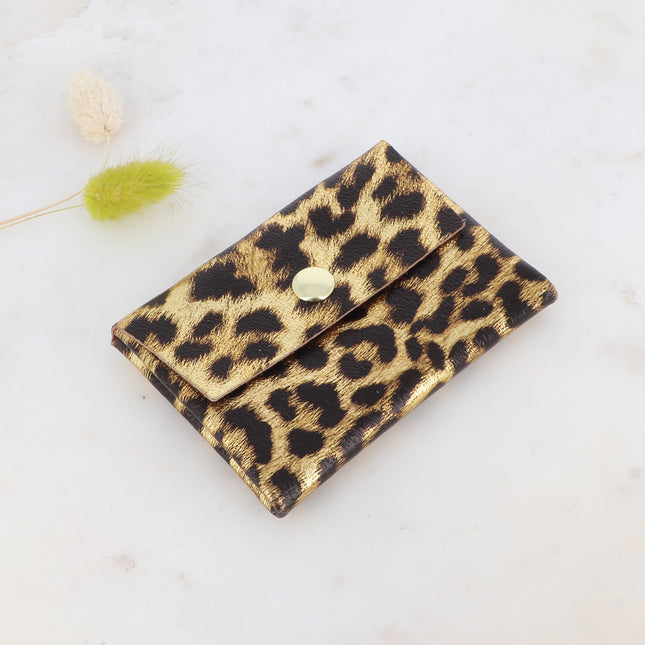 Pochette Bali Léopard – double poche