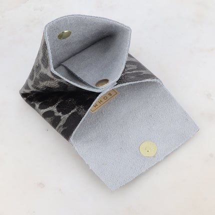 Pochette Bali Léopard – double poche