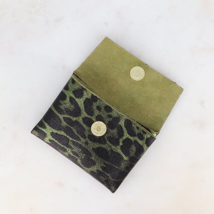 Pochette Bali Léopard – double poche