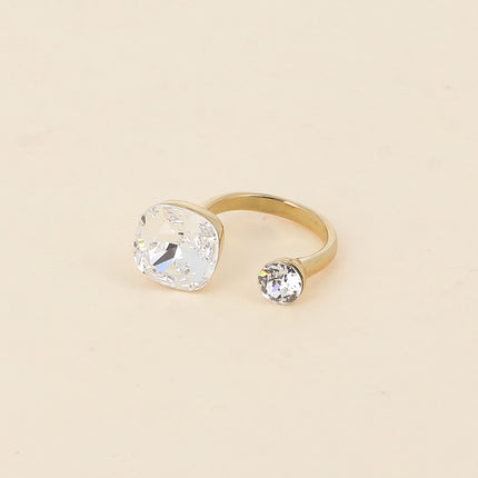 Bague Beata - ornée de 2 cristaux Swarovski®