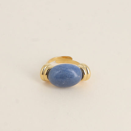 Bague Claryssia - pierre naturelle ovale