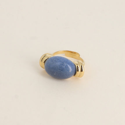 Bague Claryssia - pierre naturelle ovale