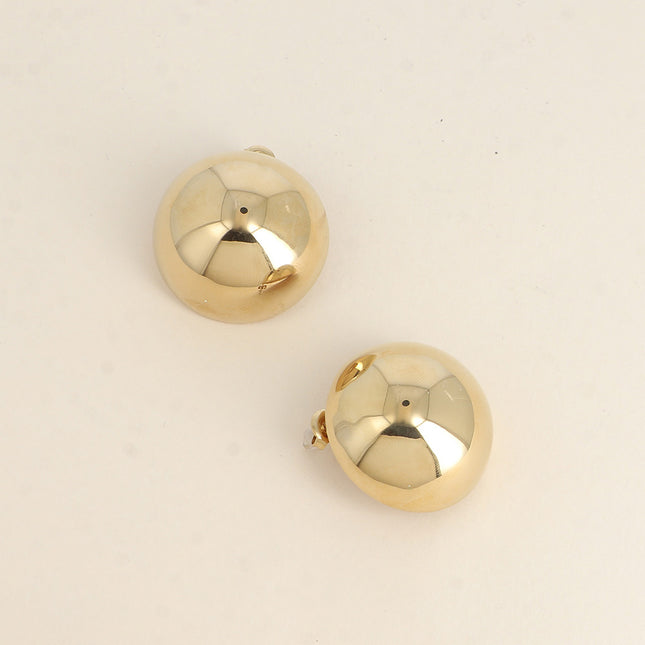 Boucles puces - demi boule creuse 30mm