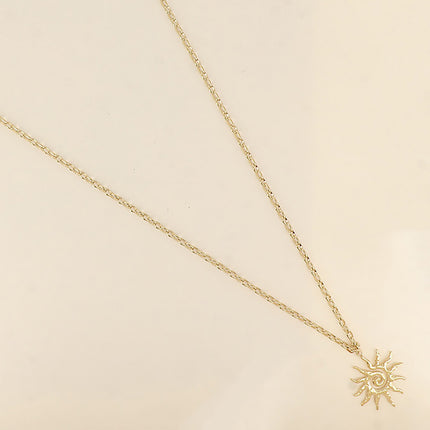 Sautoir - pendentif soleil