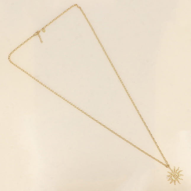Sautoir - pendentif soleil