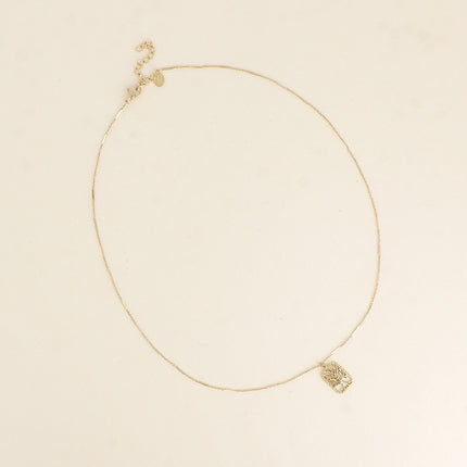 Collier - pendentif rectangulaire arbre de vie