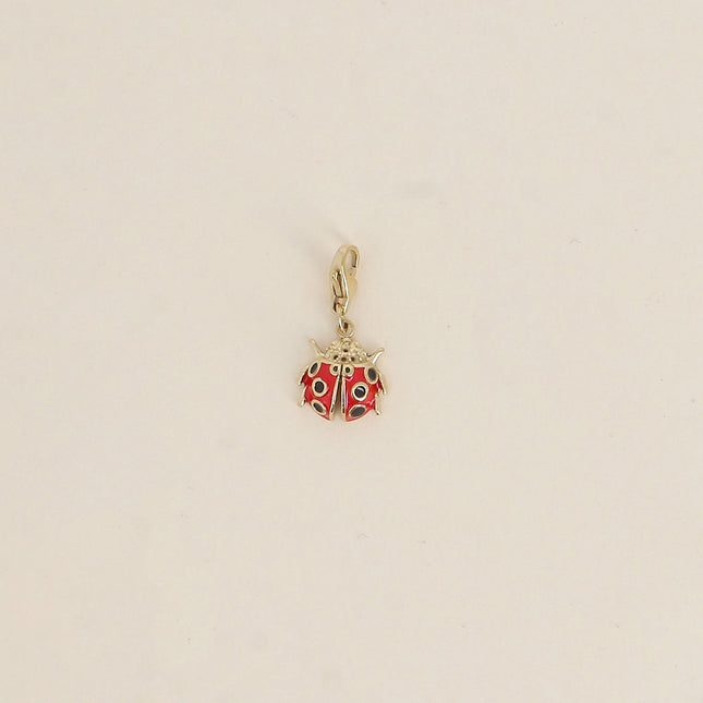 Charm Lumena - Coccinelle émaillée