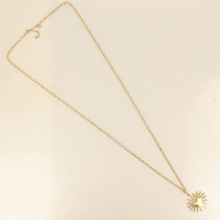 Sautoir Ilaria - pendentif grand soleil