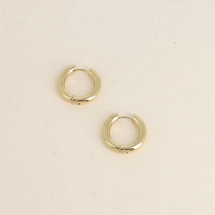 Hoop earrings - 22mm ring, 4mm thick