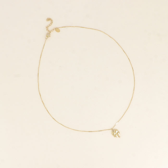 Collier - pendentif trèfle