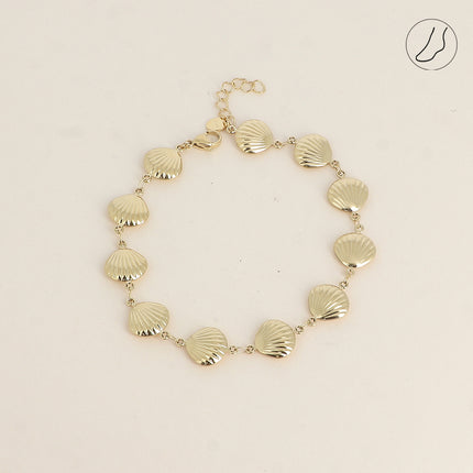 Chevillère - maille coquillages
