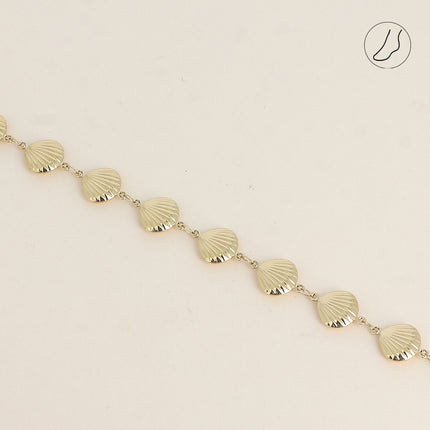 Chevillère - maille coquillages