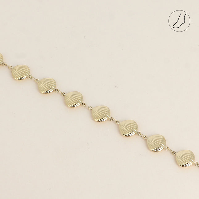 Chevillère - maille coquillages
