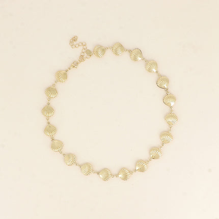 Collier - maille coquillages