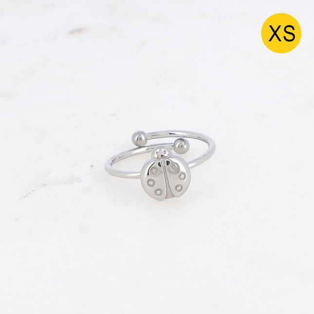 Bague XS - coccinelle gravée