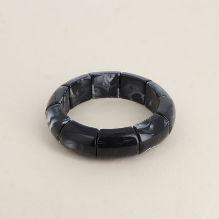 Bracelet élastique - pièces en résine colorée 18mm