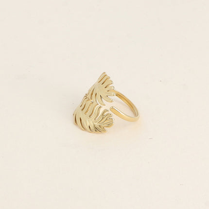 Bague - 2 feuillages