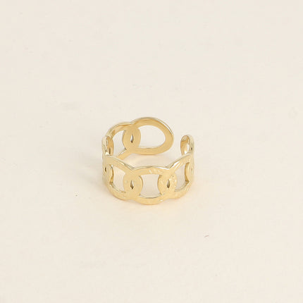 Bague - anneaux texturés