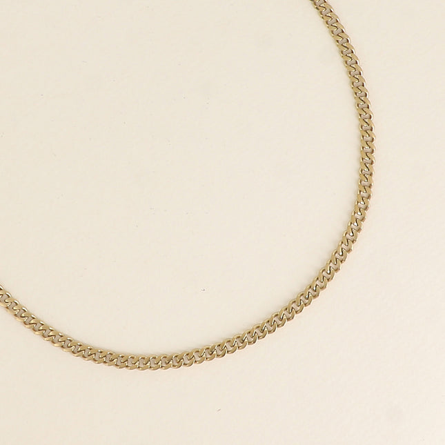 Collier - maille gourmette 38+7CM