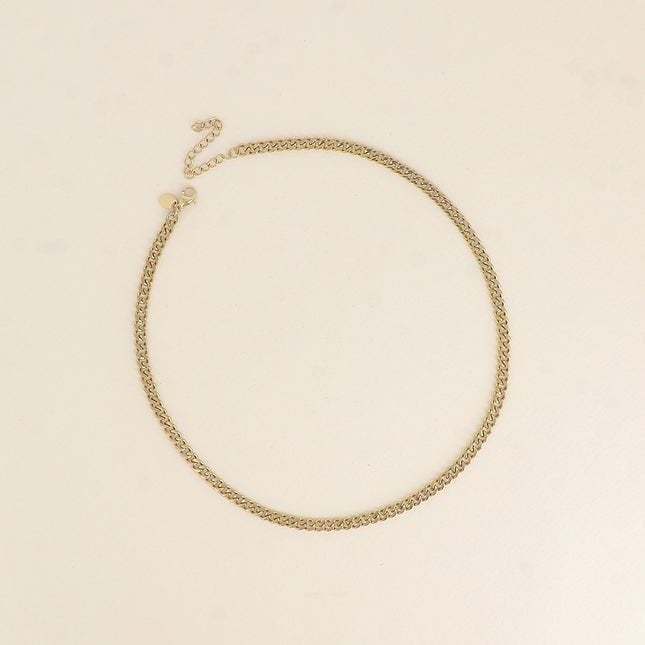 Collier - maille gourmette 38+7CM