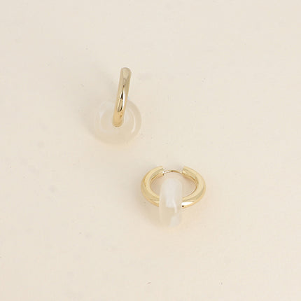 Creole earrings - donut 17 mm