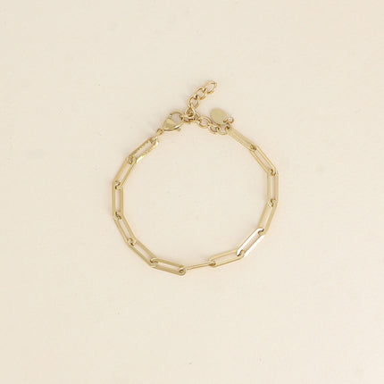 Bracelet - maille avec anneaux ovales