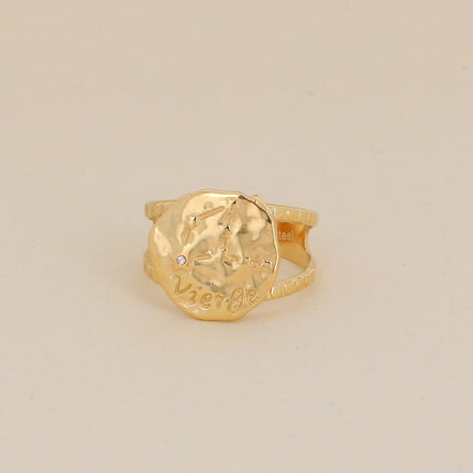 Bague Astro effet martelé