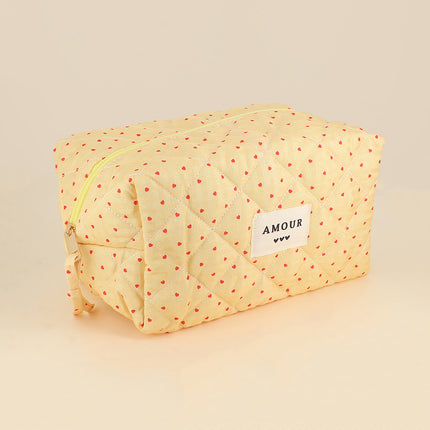 Grande trousse - en coton/polyester - 23 x 12 x 14 cm