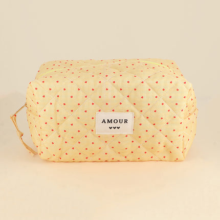 Grande trousse - en coton/polyester - 23 x 12 x 14 cm