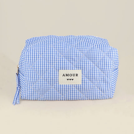 Grande trousse - en coton/polyester - 23 x 12 x 14 cm