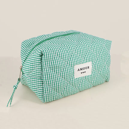 Grande trousse - en coton/polyester - 23 x 12 x 14 cm
