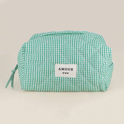 Grande trousse - en coton/polyester - 23 x 12 x 14 cm