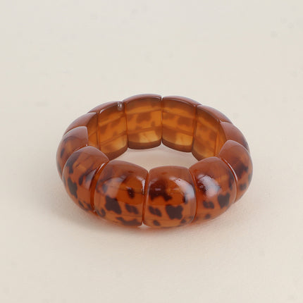 Bracelet élastique Pavaya - perles en acétate coloré
