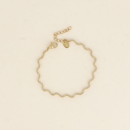 Bracelet Moka - chaîne zigzag