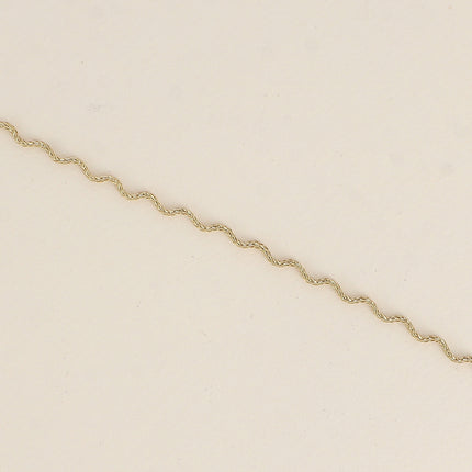 Bracelet Moka - chaîne zigzag
